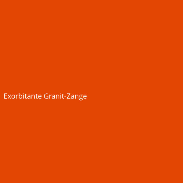 Exorbitante Granit-Zange