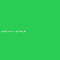 Leichte Baumwolle-Uhr