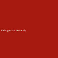 Klebriges Plastik-Handy