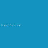 Klebriges Plastik-Handy