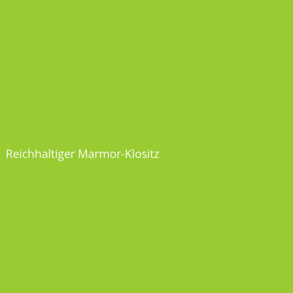 Reichhaltiger Marmor-Klositz