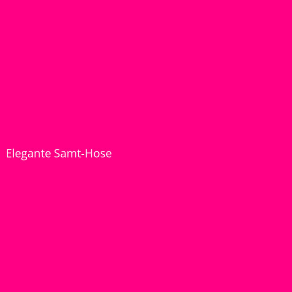 Elegante Samt-Hose