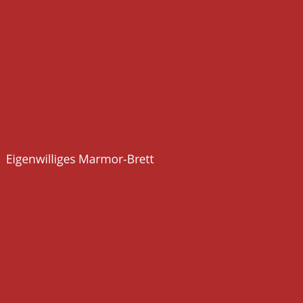 Eigenwilliges Marmor-Brett