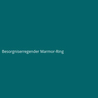 Besorgniserregender Marmor-Ring