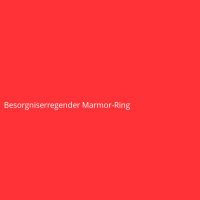 Besorgniserregender Marmor-Ring