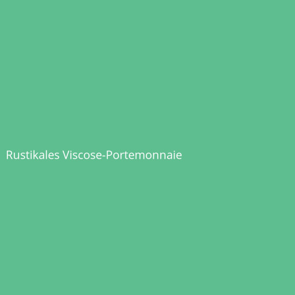Rustikales Viscose-Portemonnaie
