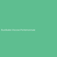 Rustikales Viscose-Portemonnaie
