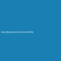 Aerodynamische Granit-Brille