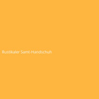 Rustikaler Samt-Handschuh
